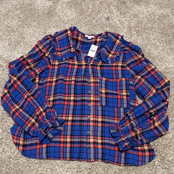 Pilcro Tops - Anthropologie-The Hadley Relaxed Buttondown Shirt by Pilcro